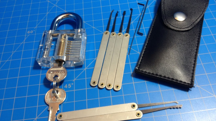 Transparent Lock Pick vs Standard Lock Pick